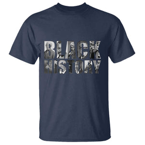 African American Leaders T Shirt Black History Month Legends TS12 Navy Print Your Wear