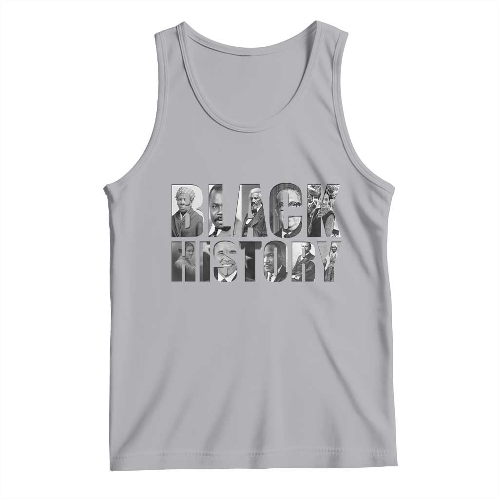 African American Leaders Tank Top Black History Month Legends TS12 Athletic Heather Print Your Wear