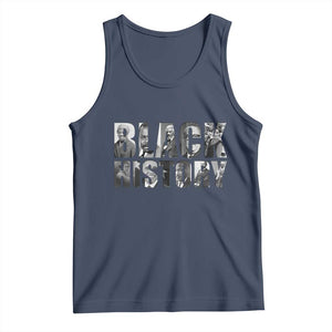 African American Leaders Tank Top Black History Month Legends TS12 Navy Print Your Wear