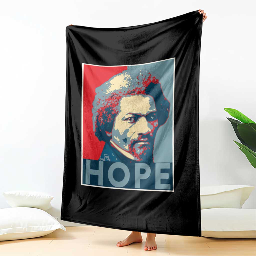 Frederick Douglass Hope Poster Throw Blanket African American Heritage TS12 Print Your Wear