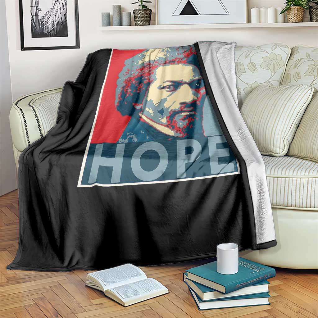 Frederick Douglass Hope Poster Throw Blanket African American Heritage TS12 Print Your Wear