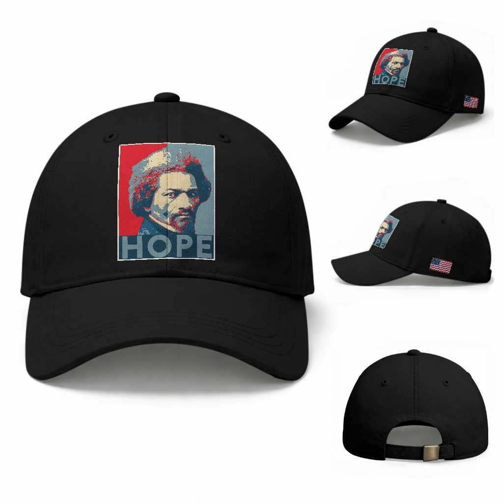 Frederick Douglass Hope Poster Baseball Cap African American Heritage TS12 Baseball Cap Universal Fit Black Print Your Wear