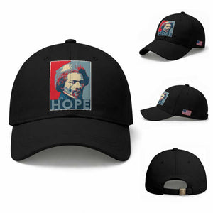 Frederick Douglass Hope Poster Baseball Cap African American Heritage TS12 Baseball Cap Universal Fit Black Print Your Wear