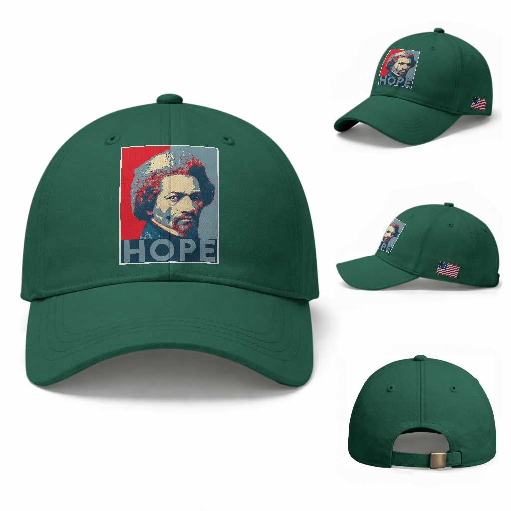 Frederick Douglass Hope Poster Baseball Cap African American Heritage TS12 Baseball Cap Universal Fit Irish Green Print Your Wear