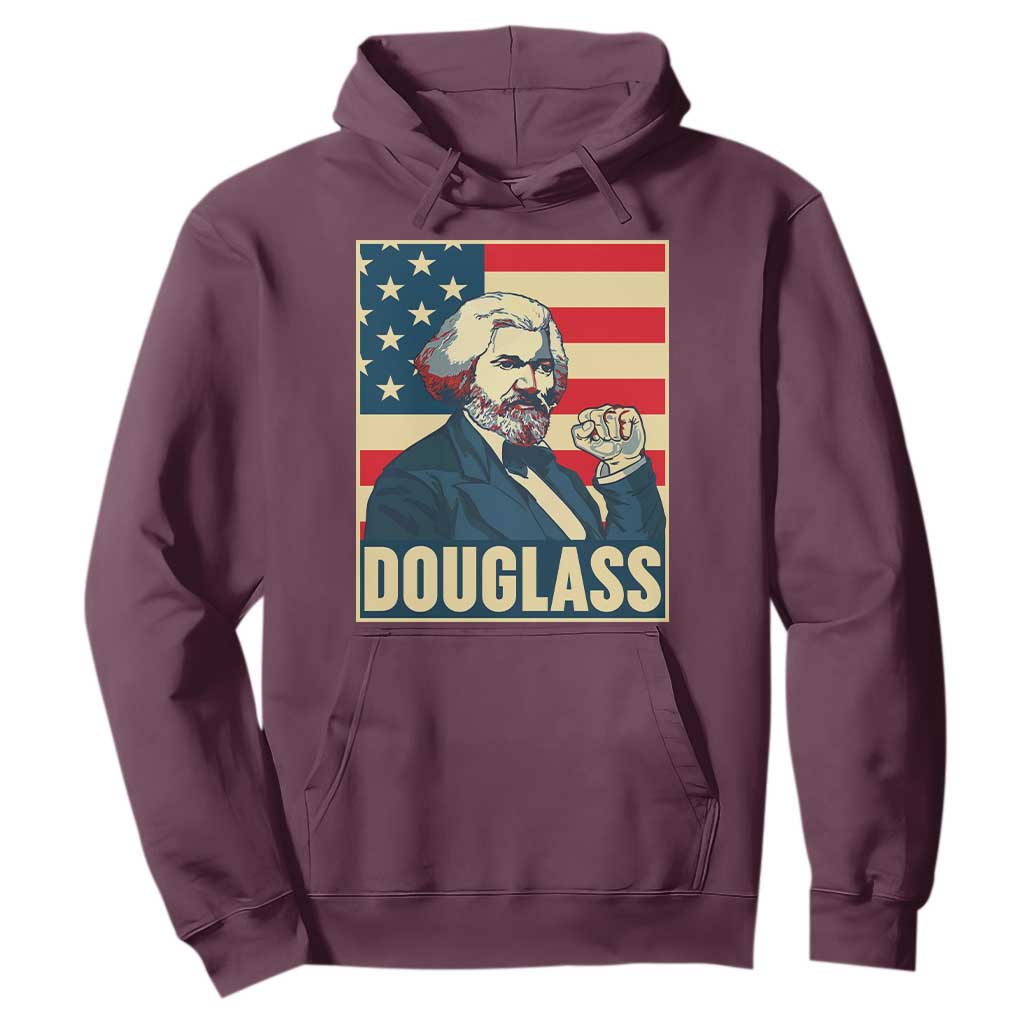 Frederick Douglass American Hero Hoodie Black History Month Gift TS12 Maroon Print Your Wear