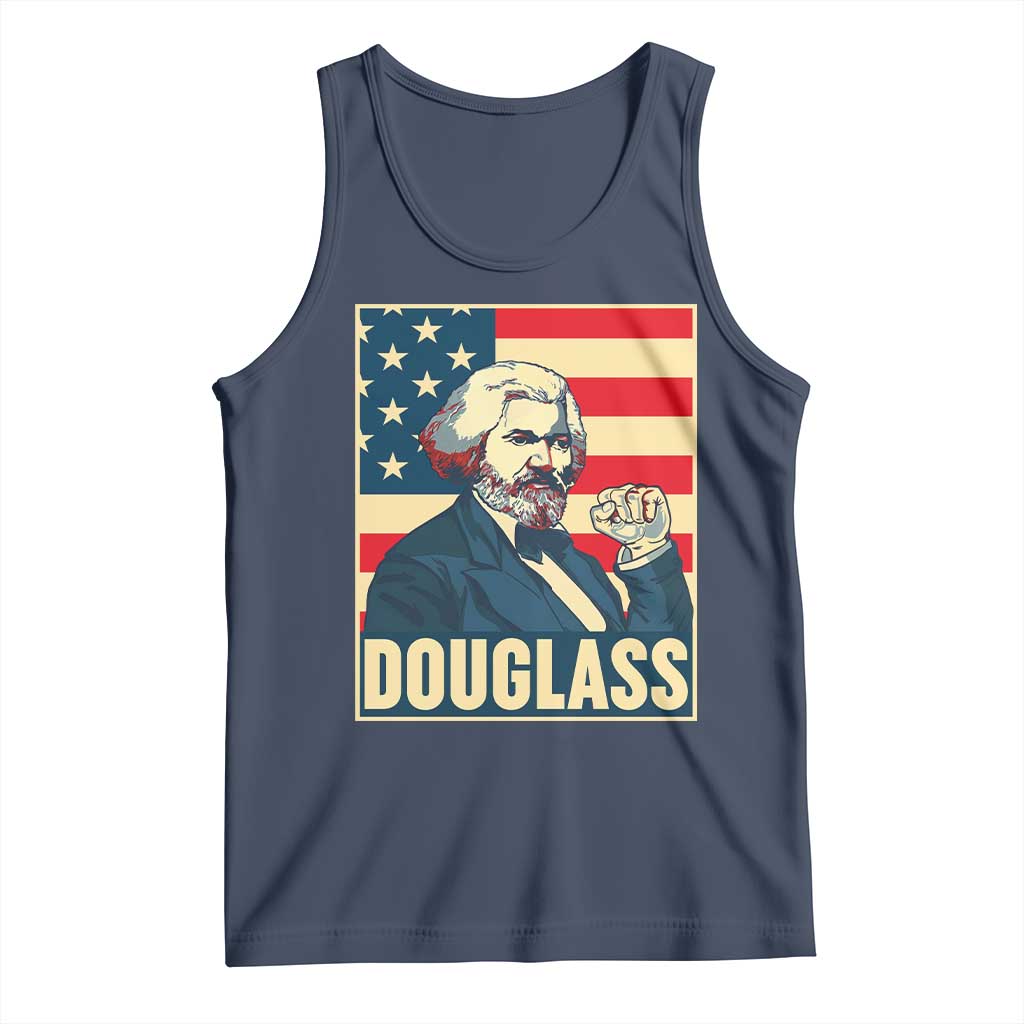 Frederick Douglass American Hero Tank Top Black History Month Gift TS12 Navy Print Your Wear