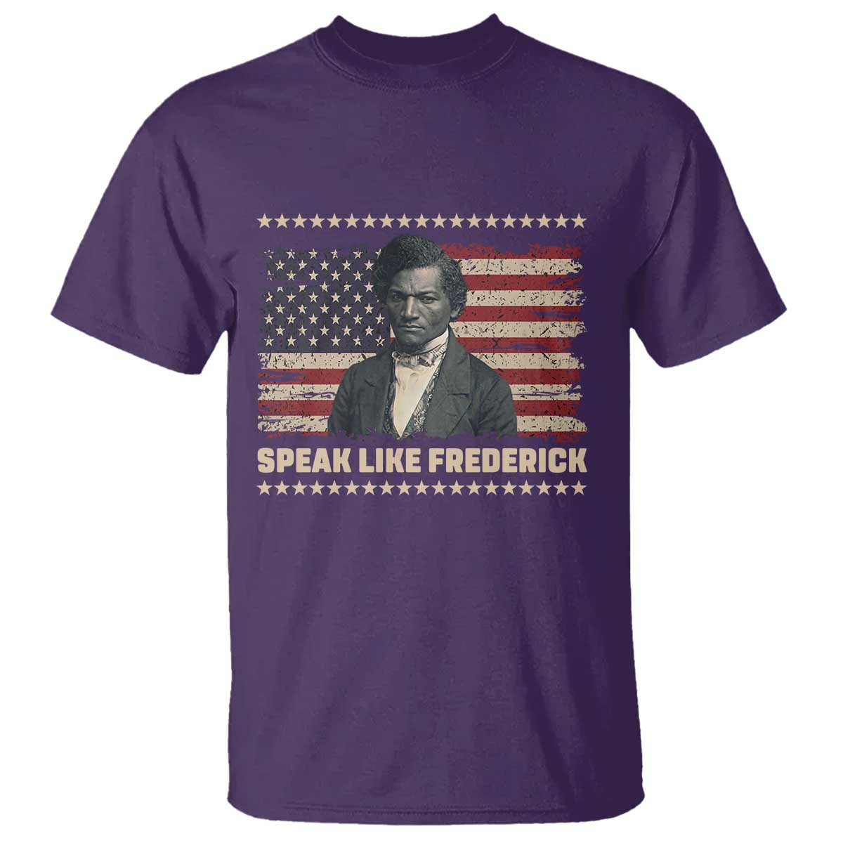 Speak Like Frederick T Shirt Black History Month Gift TS12 Purple Print Your Wear
