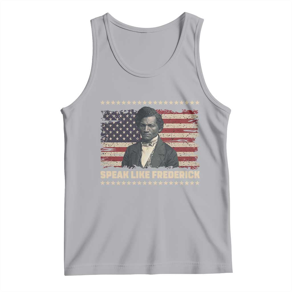 Speak Like Frederick Tank Top Black History Month Gift TS12 Athletic Heather Print Your Wear