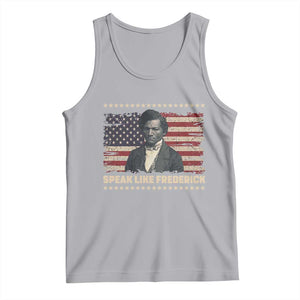 Speak Like Frederick Tank Top Black History Month Gift TS12 Athletic Heather Print Your Wear