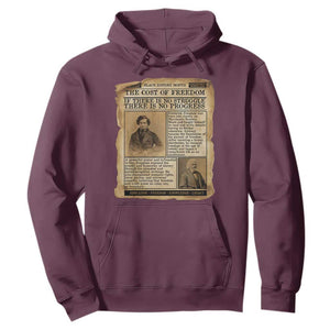 If There Is No Struggle No Progress Hoodie Frederick Douglass Newspaper TS12 Maroon Print Your Wear