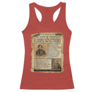 If There Is No Struggle No Progress Racerback Tank Top Frederick Douglass Newspaper TS12 Red Print Your Wear