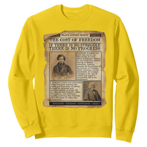 If There Is No Struggle No Progress Sweatshirt Frederick Douglass Newspaper TS12 Daisy Print Your Wear
