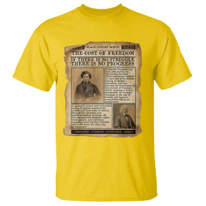 If There Is No Struggle No Progress T Shirt Frederick Douglass Newspaper TS12 Daisy Print Your Wear