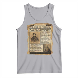 If There Is No Struggle No Progress Tank Top Frederick Douglass Newspaper TS12 Athletic Heather Print Your Wear