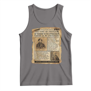 If There Is No Struggle No Progress Tank Top Frederick Douglass Newspaper TS12 Deep Heather Print Your Wear
