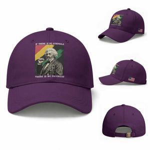 Frederick Douglass Struggle And Progress Baseball Cap Inspirational Black History TS12 Baseball Cap Universal Fit Purple Print Your Wear