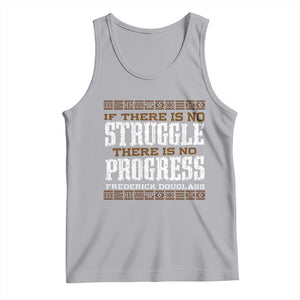 Frederick Douglass Empowerment Quote Gift Tank Top No Struggle No Progress TS12 Athletic Heather Print Your Wear