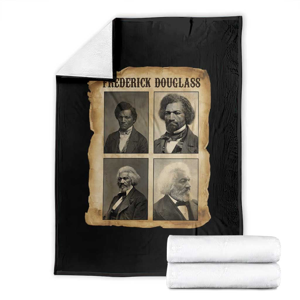 The Life Of Frederick Douglass Throw Blanket Historical Black History TS12 Black Print Your Wear