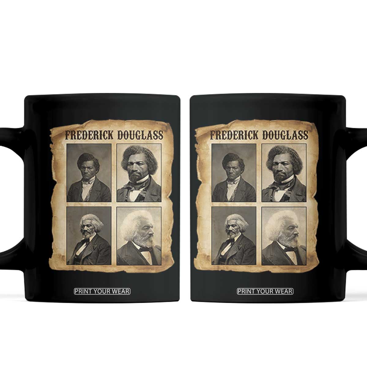 The Life Of Frederick Douglass Coffee Mug Historical Black History TS12 Black Print Your Wear