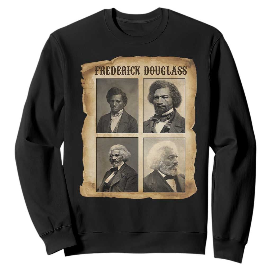 The Life Of Frederick Douglass Sweatshirt Historical Black History TS12 Black Print Your Wear