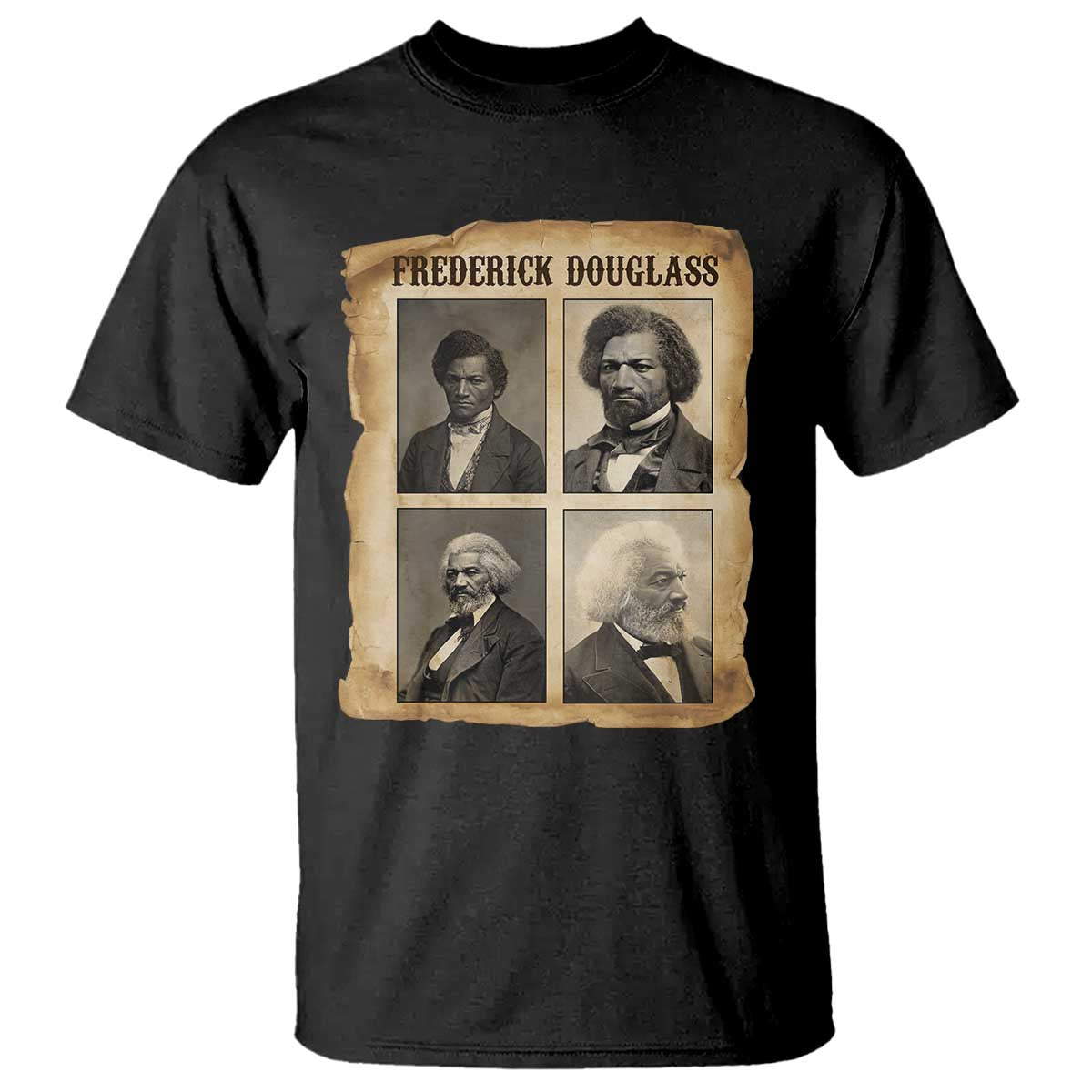 The Life Of Frederick Douglass T Shirt Historical Black History TS12 Black Print Your Wear