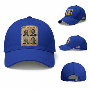Vintage Black History Heroes Baseball Cap Strong Black Pride TS12 Baseball Cap Universal Fit Royal Blue Print Your Wear