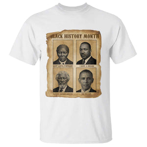 Vintage Black History Heroes T Shirt Strong Black Pride TS12 White Print Your Wear