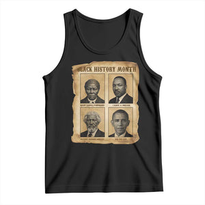 Vintage Black History Heroes Tank Top Strong Black Pride TS12 Black Print Your Wear