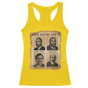 Vintage African American Heroes Racerback Tank Top Black Pride Inspiration TS12 Daisy Print Your Wear