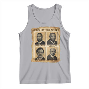 Vintage African American Heroes Tank Top Black Pride Inspiration TS12 Athletic Heather Print Your Wear