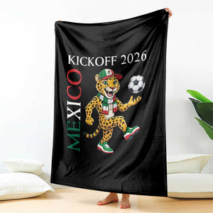 Mexico Soccer Pride Jaguar Kickoff 2026 Throw Blanket TS12 Print Your Wear