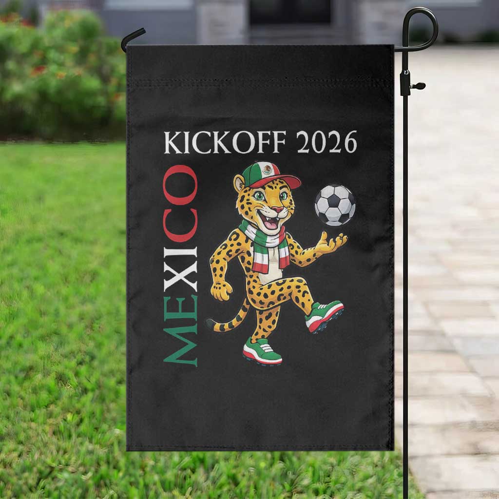 Mexico Soccer Pride Jaguar Kickoff 2026 Garden Flag TS12 Print Your Wear
