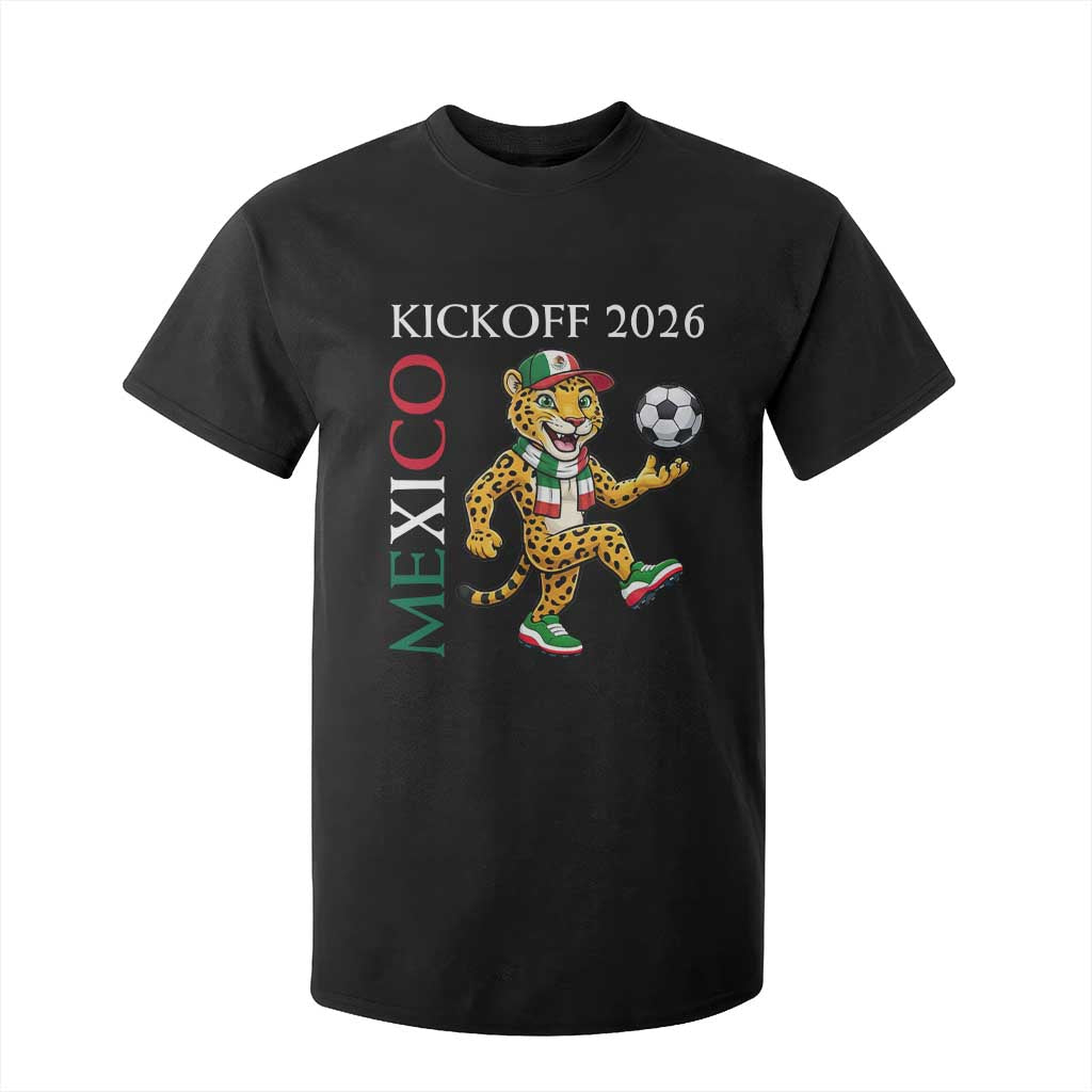 Mexico Soccer Pride Jaguar Kickoff 2026 T Shirt For Kid TS12 Black Print Your Wear