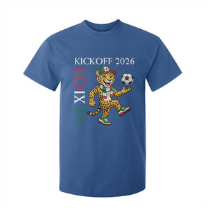 Mexico Soccer Pride Jaguar Kickoff 2026 T Shirt For Kid TS12 Royal Blue Print Your Wear