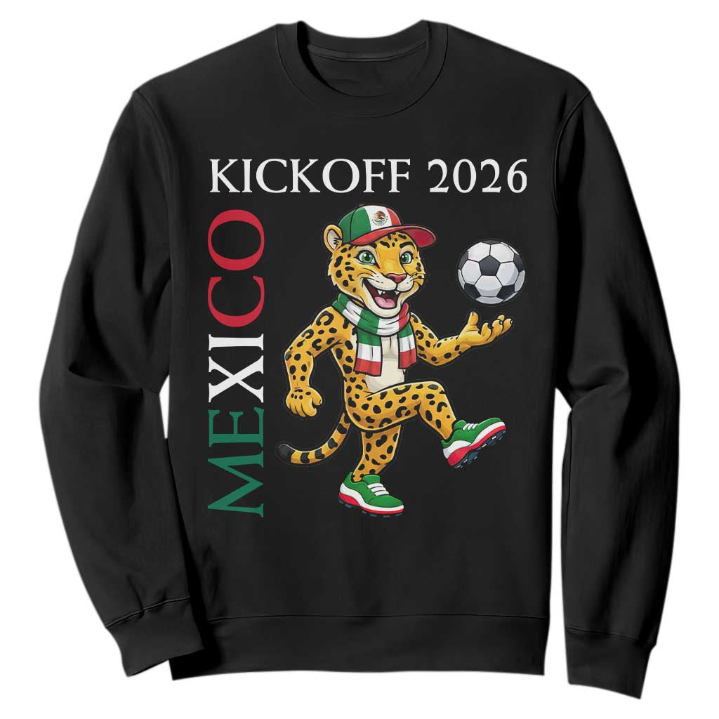 Mexico Soccer Pride Jaguar Kickoff 2026 Sweatshirt TS12 Black Print Your Wear