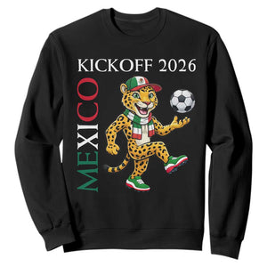 Mexico Soccer Pride Jaguar Kickoff 2026 Sweatshirt TS12 Black Print Your Wear
