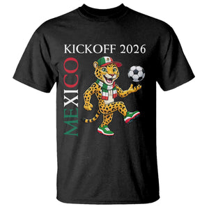 Mexico Soccer Pride Jaguar Kickoff 2026 T Shirt TS12 Black Print Your Wear
