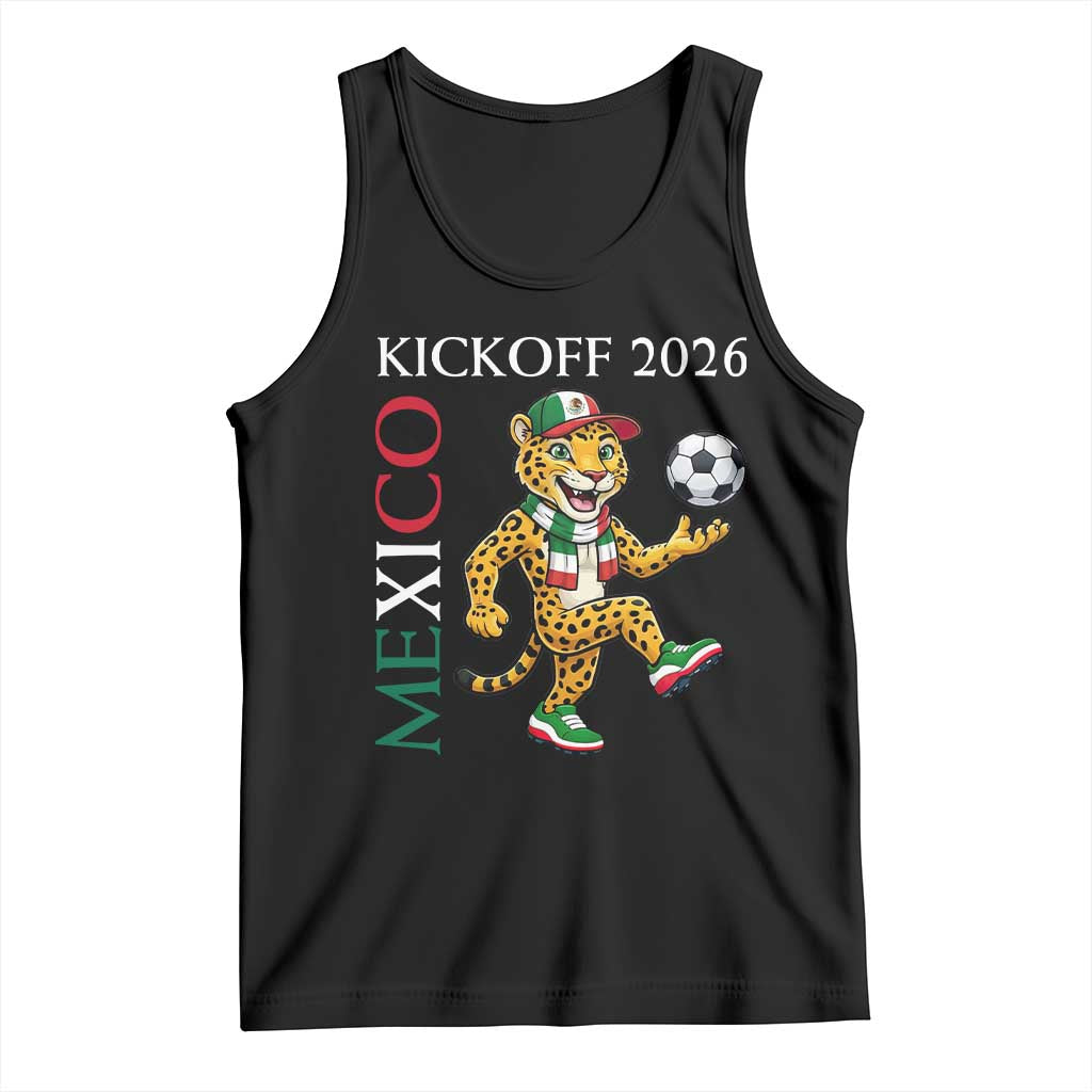 Mexico Soccer Pride Jaguar Kickoff 2026 Tank Top TS12 Black Print Your Wear