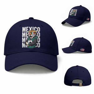 Fierce Mexico Jaguar Soccer Pride Fan Gift Baseball Cap TS12 Baseball Cap Universal Fit Dark Blue Print Your Wear