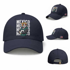 Fierce Mexico Jaguar Soccer Pride Fan Gift Baseball Cap TS12 Baseball Cap Universal Fit Navy Print Your Wear