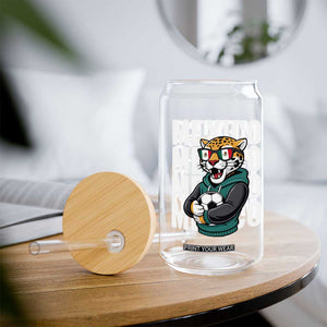 Fierce Mexico Jaguar Soccer Pride Fan Gift Glass Can TS12 Print Your Wear
