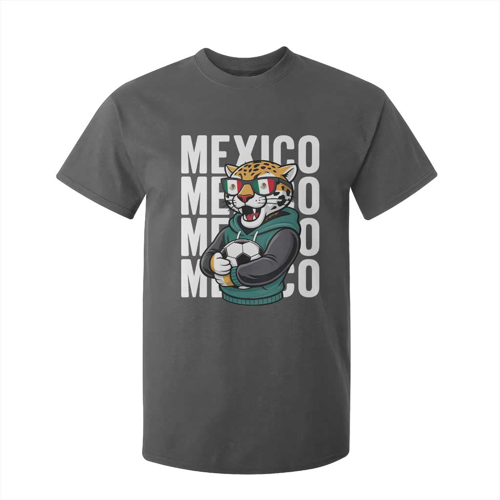 Fierce Mexico Jaguar Soccer Pride Fan Gift T Shirt For Kid TS12 Dark Heather Print Your Wear