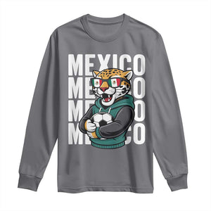 Fierce Mexico Jaguar Soccer Pride Fan Gift Long Sleeve Shirt TS12 Charcoal Print Your Wear