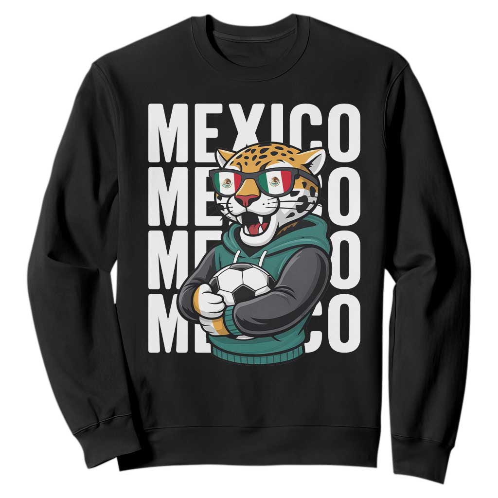 Fierce Mexico Jaguar Soccer Pride Fan Gift Sweatshirt TS12 Black Print Your Wear