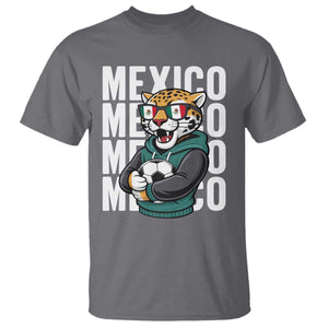 Fierce Mexico Jaguar Soccer Pride Fan Gift T Shirt TS12 Charcoal Print Your Wear