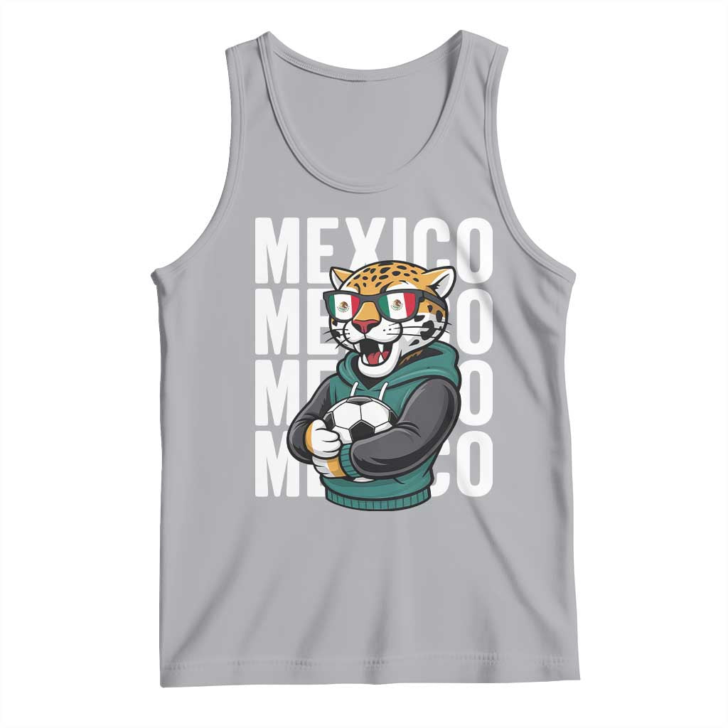 Fierce Mexico Jaguar Soccer Pride Fan Gift Tank Top TS12 Athletic Heather Print Your Wear