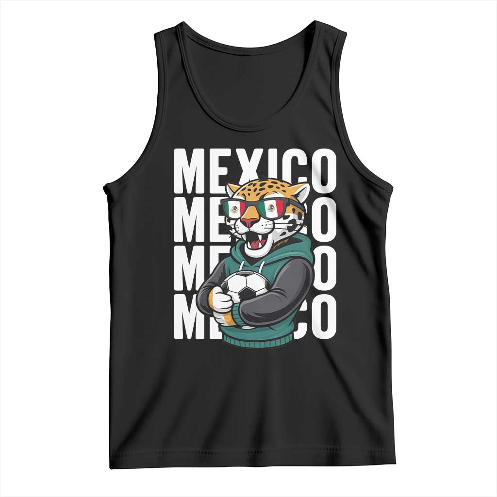 Fierce Mexico Jaguar Soccer Pride Fan Gift Tank Top TS12 Black Print Your Wear