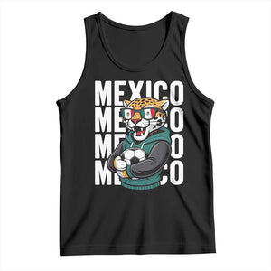 Fierce Mexico Jaguar Soccer Pride Fan Gift Tank Top TS12 Black Print Your Wear