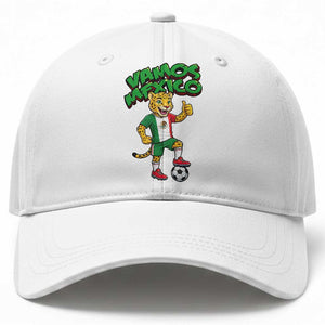 Vamos Mexico Fierce Leopard Baseball Cap Soccer 2026 Fan Gift TS12 Print Your Wear