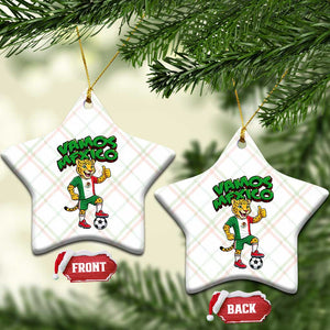 Vamos Mexico Fierce Leopard Ceramic Ornament Soccer 2026 Fan Gift TS12 Print Your Wear